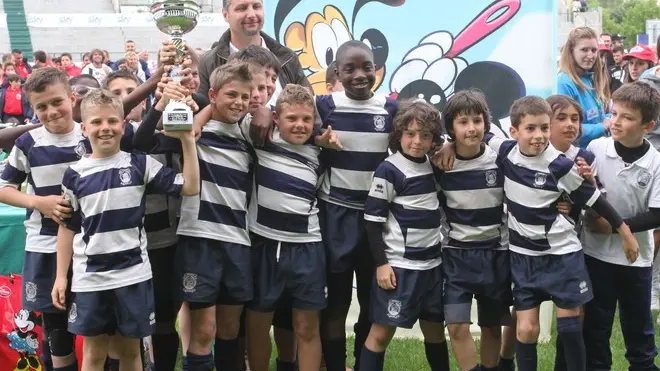 PRANDI TREVISO ''TORNEO TOPOLINO'' AL CAMPO DI RUGBY DI MONIGO, IN FOTO I VINCITORI UNDER 10 DEL MOGLIANO