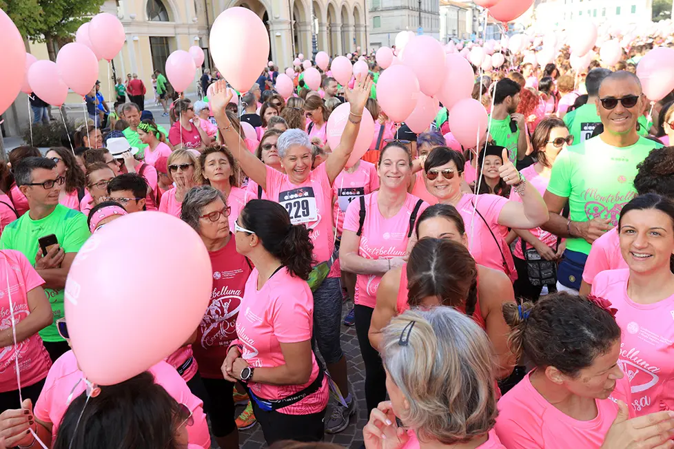 Ferrazza Montebelluna Corsa Rosa partenza e discorsi autorità