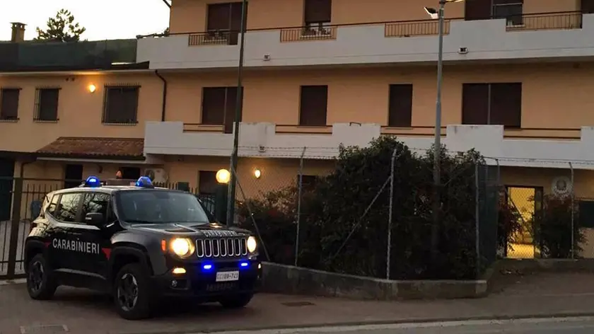 La stazione dei carabinieri di Col San Martino