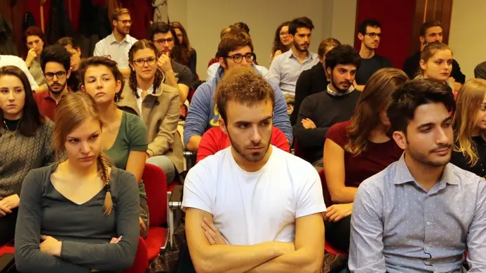 AGOSTINI AG.FOTOFILM TREVISO PRESENTAZIONE CORSO IN PRESTAZIONI SANITARIE SALA AUDITORIUM CA' FONCELLO