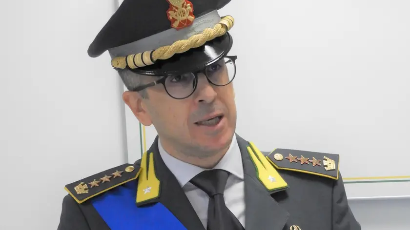 Il comandante provinciale della Finanza Francesco De Giacomo che ha guidato le indagini