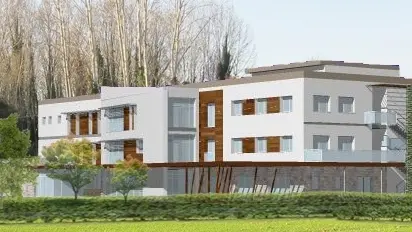 Una vista del progetto presentato in Comune