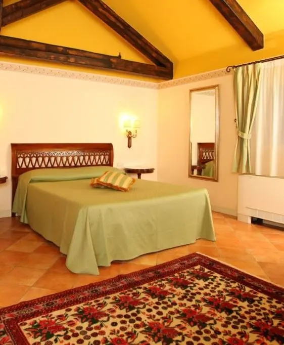Una camera del Park Hotel Villa Fiorita di Monastier, il Covid Hotel scelto per la Marca dall’Usl 2