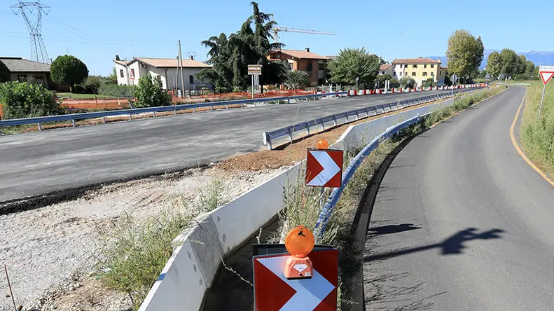 Ferrazza Montebelluna strada Feltrina nuova bretella pericolosa