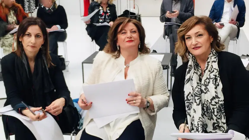 Le titolari del negozio Baldin di via Sant’Angelo: da sinistra Cristina, Renza e Milena Baldin