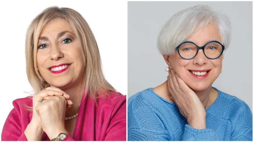 Le candidate Katia Uberti e Giuliana Donadi