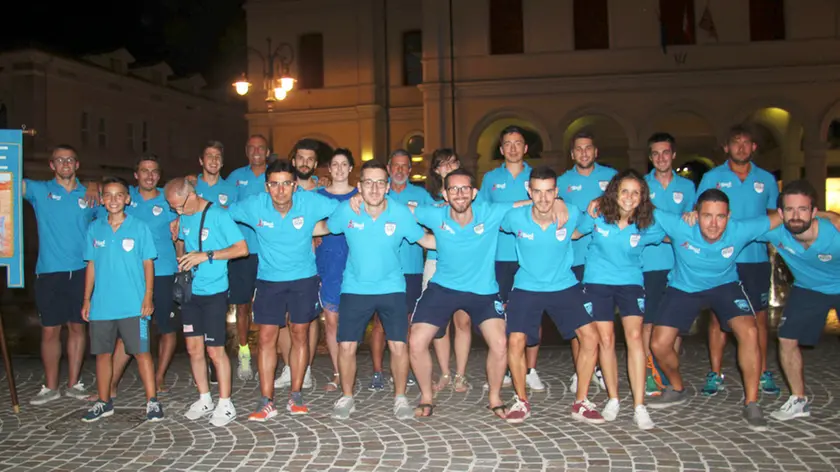Borghesi Montebelluna Palio 2016 presentazione squadra Centro La Pieve