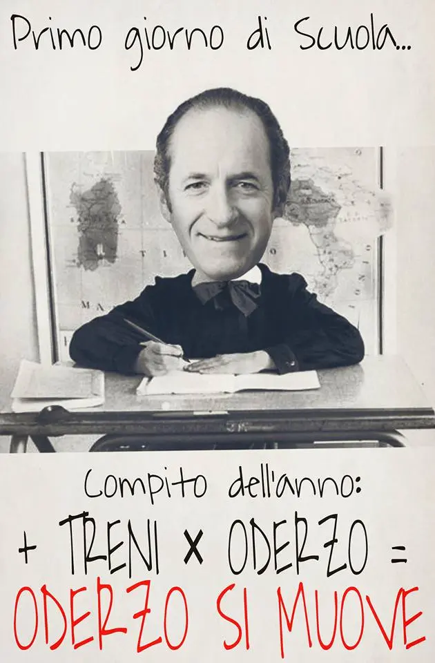 Il fotomontaggio sul profilo di Oderzo si muove
