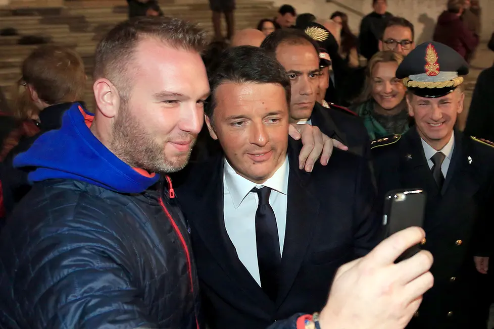 Ferrazza Castelfranco camera ardente Tina Anselmi arrivo presidente Matteo Renzi