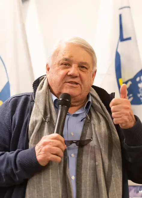 Monselice (PD), 2 marzo 2019. Presentazione del candidato sindaco Giorgia Bedin. Nella Foto: Giampaolo Gobbo.