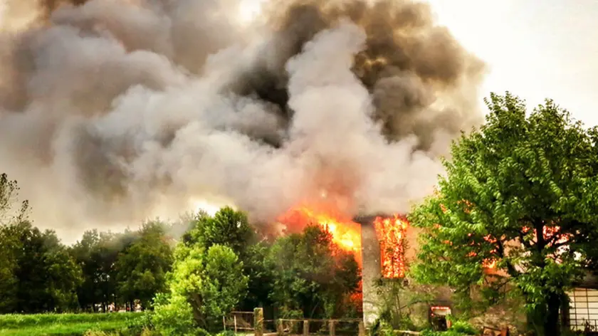 L'incendio al mulino