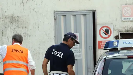 BARBIERI . AG.FOTOFILM . ISTRANA . DECEDUTO SUL LAVORO DITTA ELLEDI PLAST
