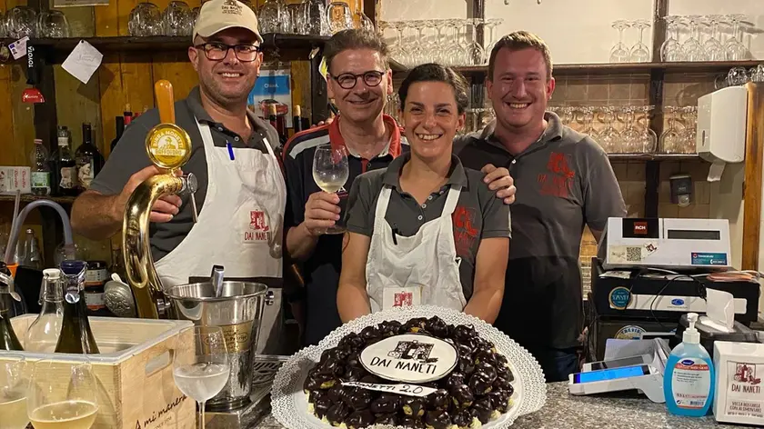 L'osteria I Naneti promossa dal Gambero Rosso