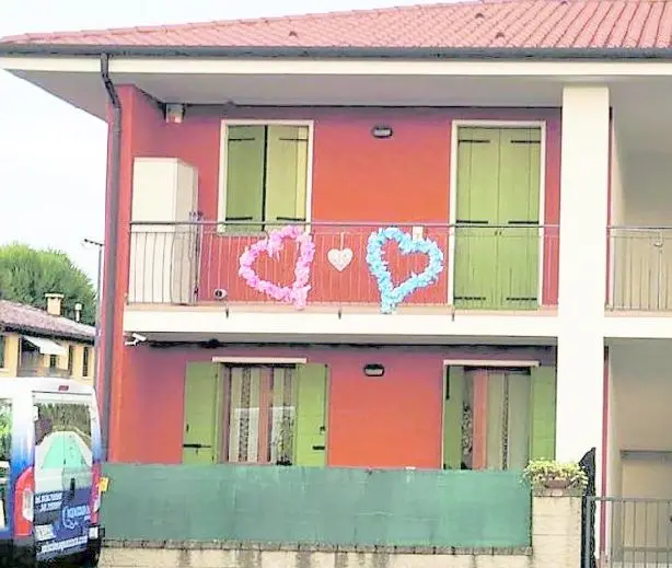 L'abitazione di Maria e Fabio a Maserada