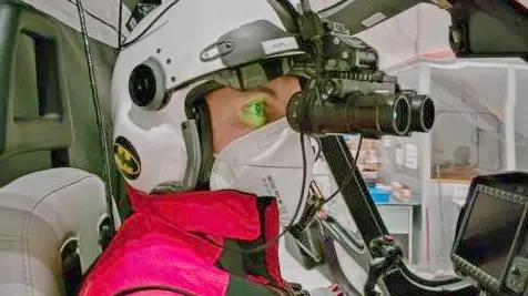 I nuovi visori dati in dotazione agli operatori dell’elisoccorso