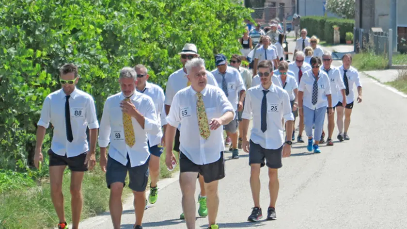 DeMarchi Maser località Mostaccin corsa dei finti atleti del Caffè Roma
