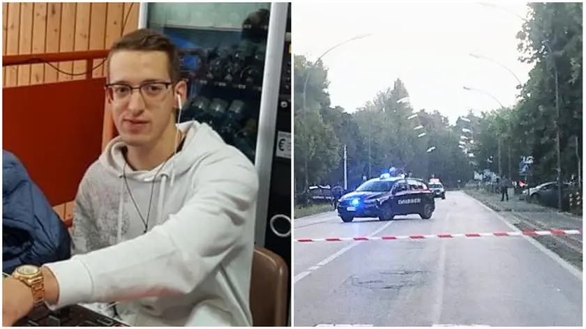 Marco Carraretto, morto a 26 anni. A fianco l'incidente in viale Vittorio Veneto