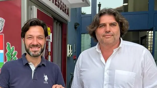 Il sindaco Durighetto con Sordi, responsabile del settore