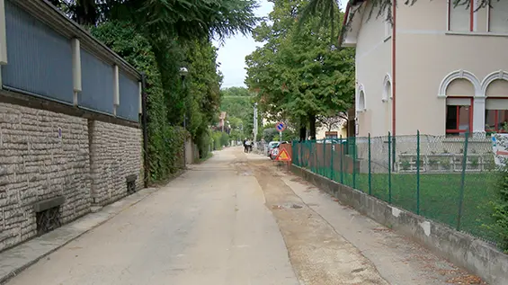 Ferrazza Montebelluna cantiere in via Cordevole