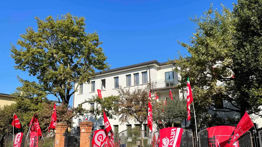 La sede della Cgil trevigiana in via Dandolo