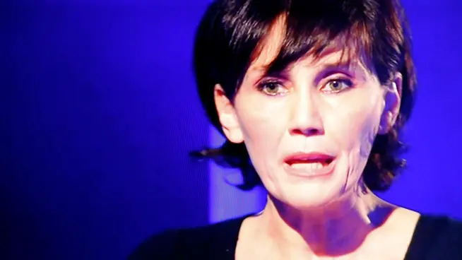 DeMarchi Vittorio Veneto sig. Francesca ospite trasmissione di Santoro