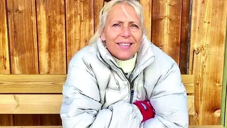 Un’immagine recente di Rossana Billi durante una delle sue tante passeggiate