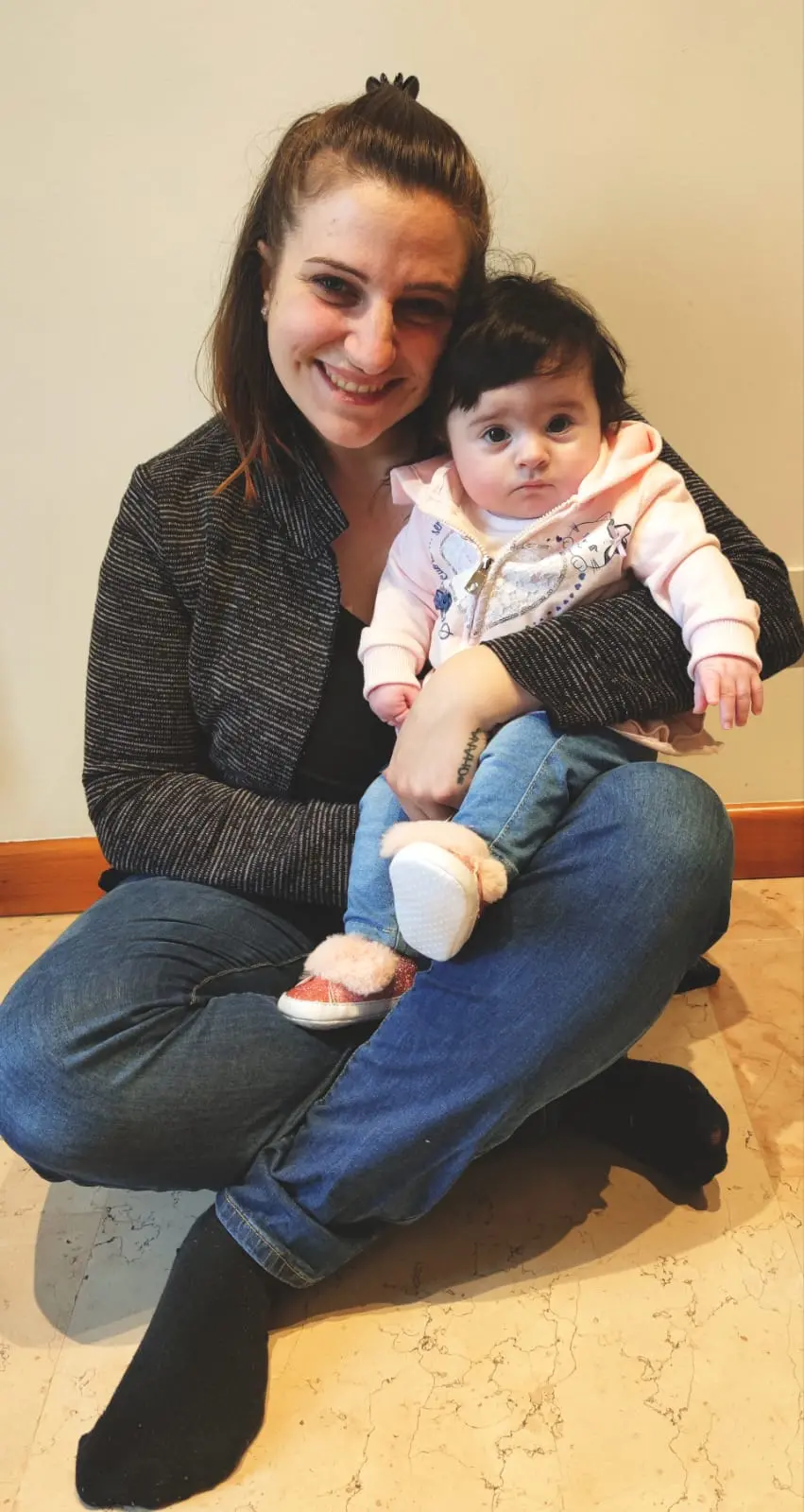 Giulia con Anastasia