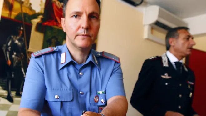 Borghesi Castelfranco carabinieri per arresto rumeno per furto carburante mar. Stefano Naldo comandante radiomobile con tessera carburanti rubata