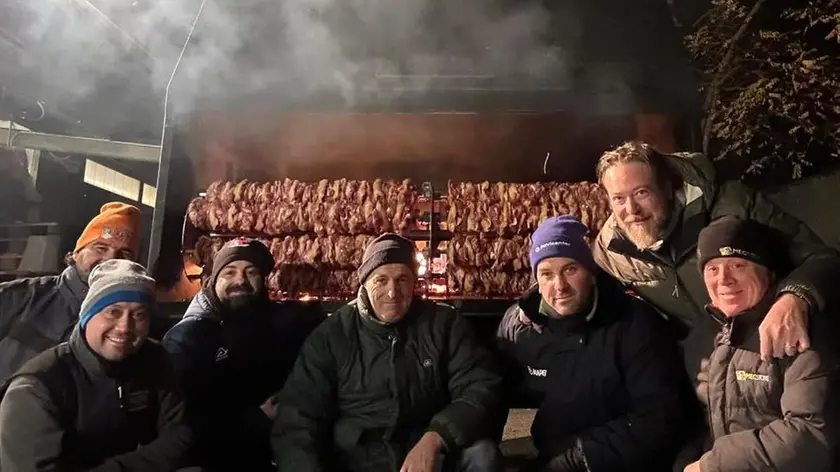 Un gruppo di volontari della Sagra d’Agosto di Altivole