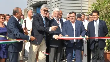 L’inaugurazione ieri con il presidente del Consiglio regionale Ruffato