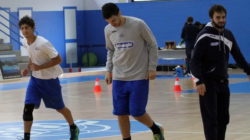 BOLOGNINI AG.FOTOFILM TREVISO ALLENAMENTO TVB BASKET TREVISO ALLA PALESTRA SAN ANTONINO