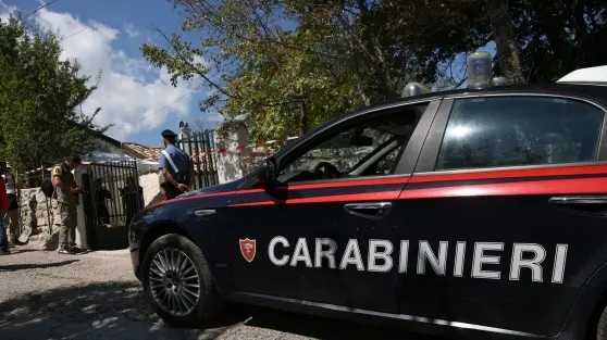 Un intervento dei carabinieri