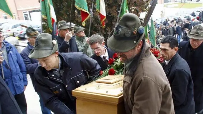 DeMarchi Pederobba funerale di Federico Suman.