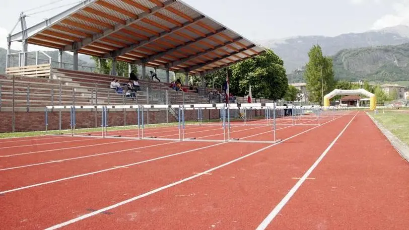 BORIN VITTORIO VENETO INAUGURAZIONE COPERTURA TRIBUNA PISTA ATLETICA COSTA vittorio veneto inaugurazione pista atletica..conegliano guarda mario