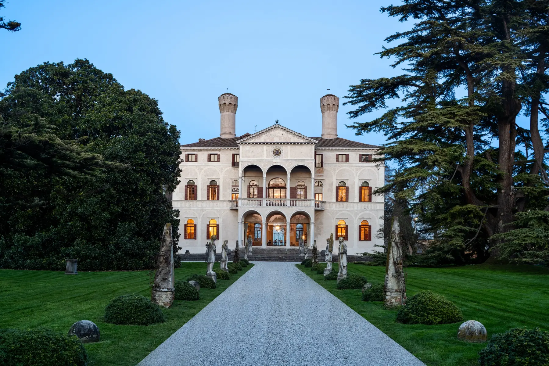 Il Castello di Roncade, Villa Giustinian - Ciani Bassetti (agosto)