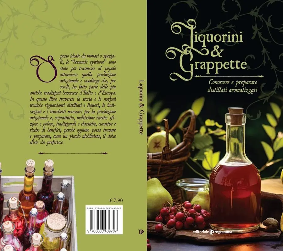 La copertina del volume "Liquorini & Grappette"