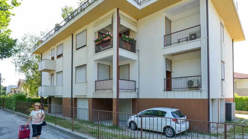 La palazzina di via 28 aprile dove viveva Margherita Ceschin