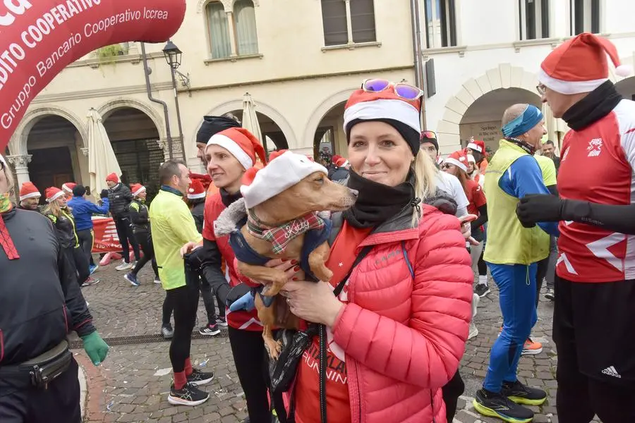 A Conegliano la corsa dei Babbo Natale