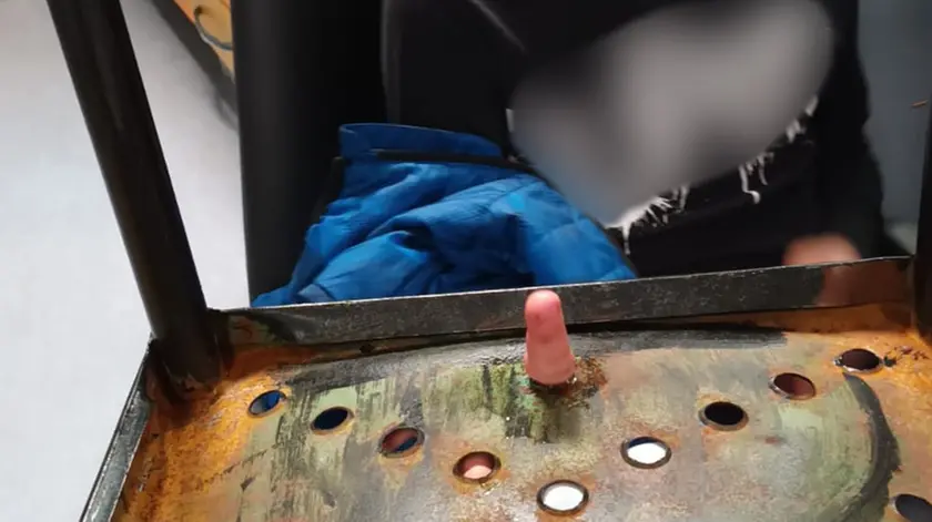 Il bimbo soccorso dai vigili del fuoco