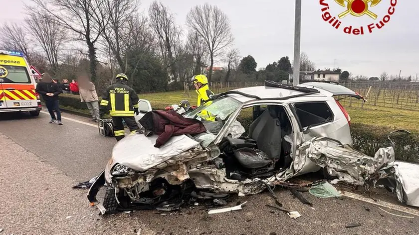 Grave incidente a Salgareda