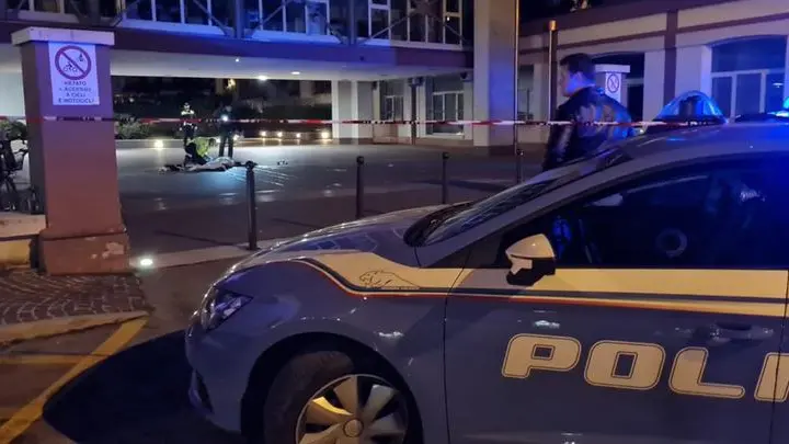 La scena dell'omicidio di Fiera, alle porte del centro di Treviso