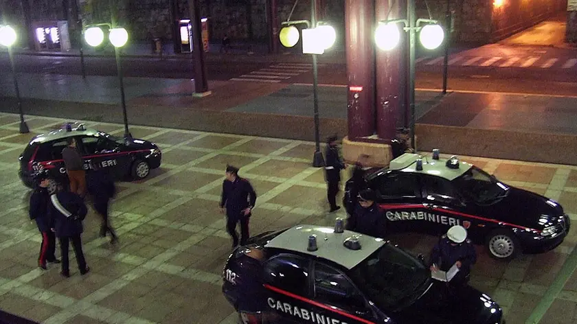 Carabinieri in zona Biscione a Conegliano