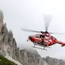 L'elicottero dell'Aiut Alpin in azione