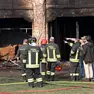 I vigili del fuoco all’edificio storico di H-Farm andato a fuoco