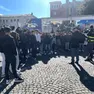 Il truck della polizia di Stato in piazza Vittoria a Treviso per l'iniziativa "Una vita da social"