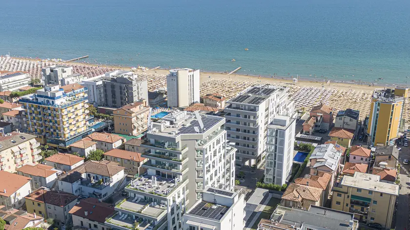 Una veduta di Jesolo dall’alto