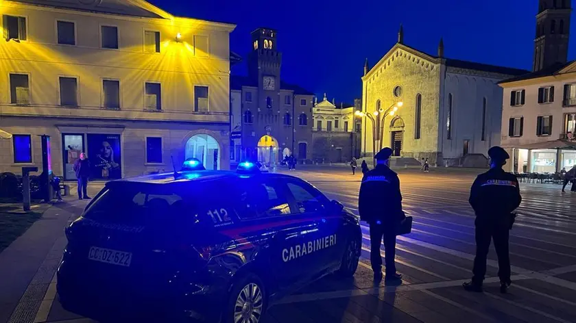 Presidio notturno dei carabinieri (foto d’archivio)