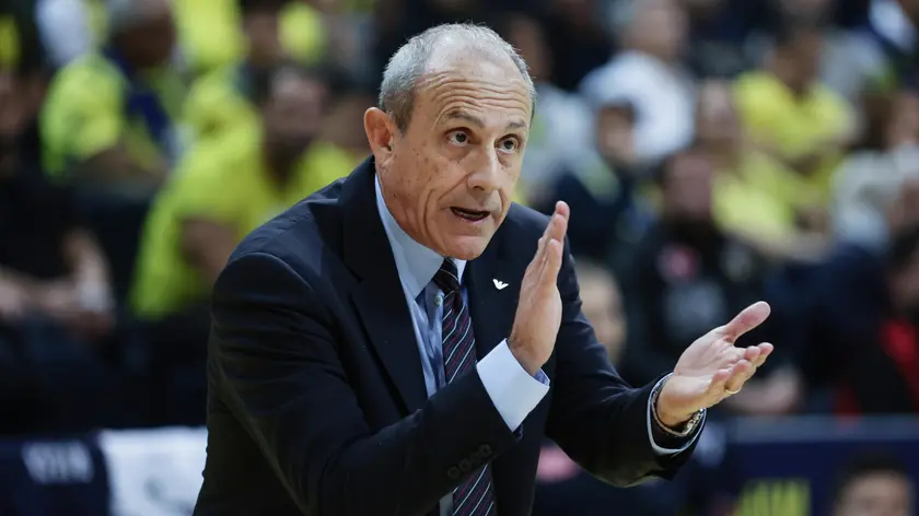 Ettore Messina, ex allenatore della Benetton ora all'Armani Milano