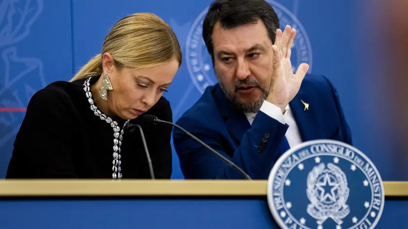 Giorgia Meloni e Matteo Salvini