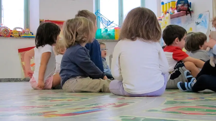 Bambini in una scuola dell'infanzia